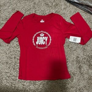 Size medium, long sleeve, juicy couture shirt